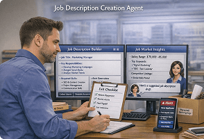 AI agent supporting enterprise human resource operations