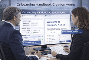 AI agent supporting enterprise human resource operations