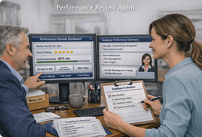 AI agent supporting enterprise human resource operations