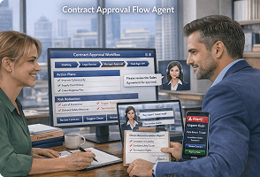 AI agent supporting enterprise legal operations