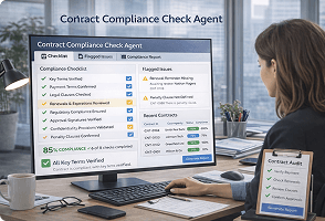 AI agent supporting enterprise legal operations