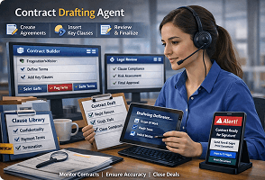 AI agent supporting enterprise legal operations