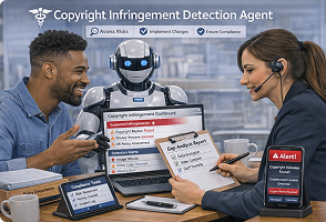AI agent supporting enterprise legal operations