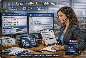 AI agent supporting enterprise legal operations