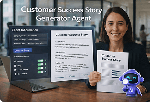 AI agent supporting enterprise marketing operations