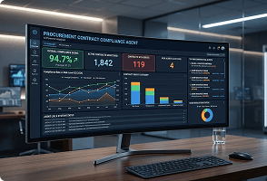 AI agent supporting enterprise procurement operations