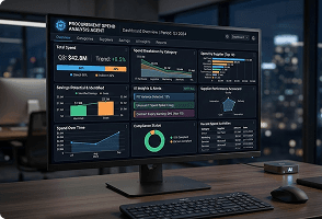 AI agent supporting enterprise procurement operations