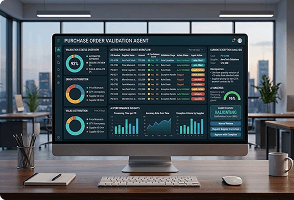 AI agent supporting enterprise procurement operations