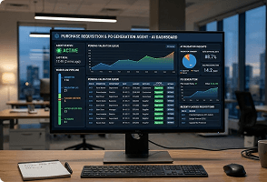 AI agent supporting enterprise procurement operations