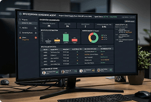 AI agent supporting enterprise procurement operations