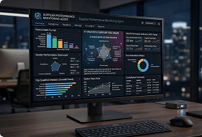 AI agent supporting enterprise procurement operations