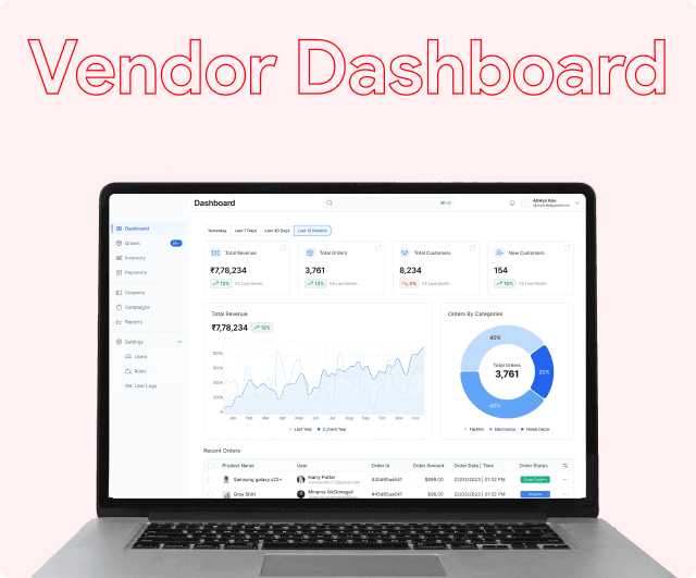 Vendor Dashboard