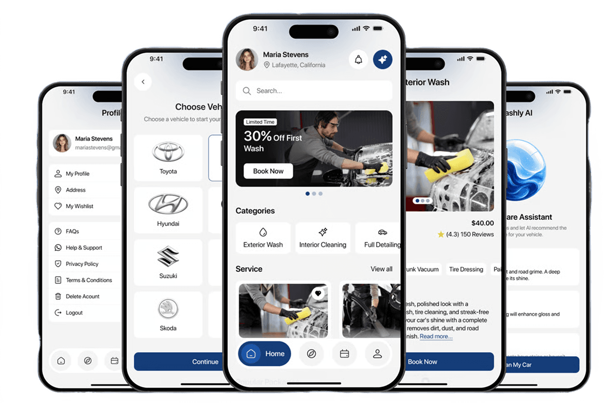 Car Wash User App