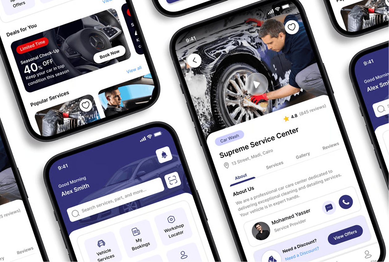 Car Washer App
