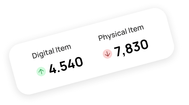 Digital/Physical Items Stats
