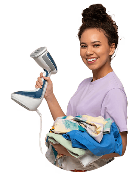 User with cloths