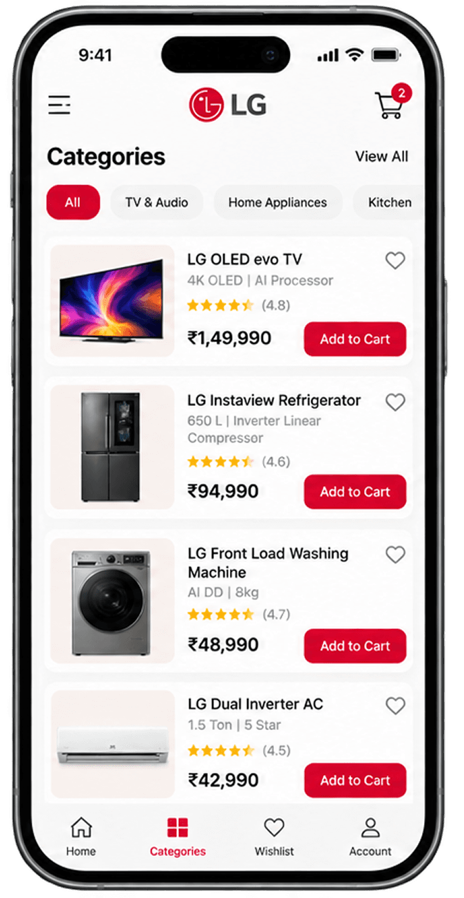 LG marketing analytics platform campaigns screen