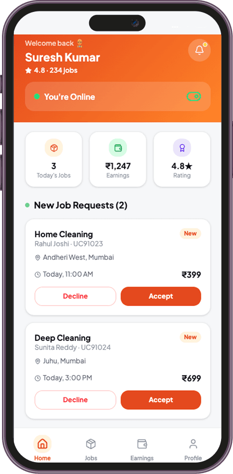 Service Professional App