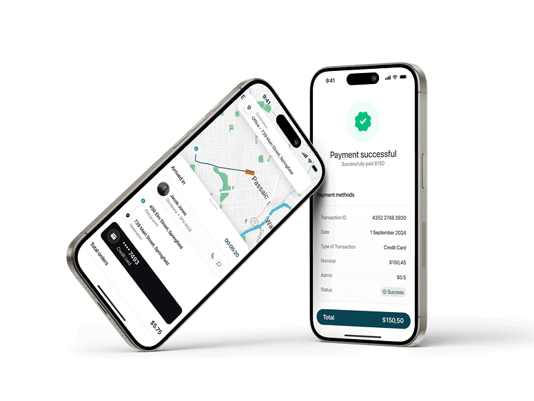 Ride Share App Illustration