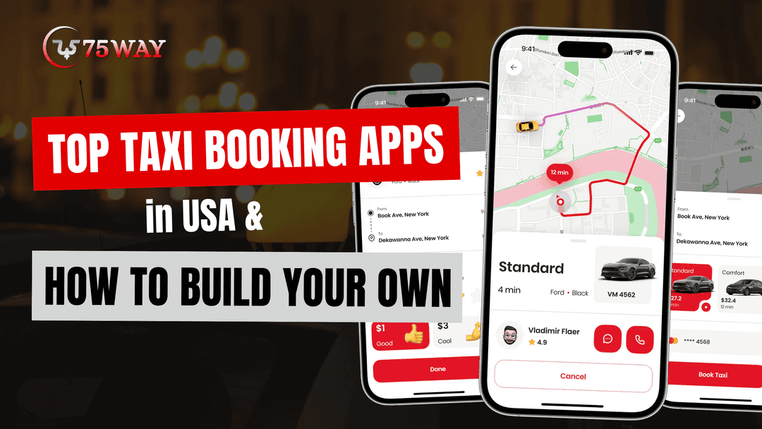 Top Taxi Booking Apps in USA: How To Build Your Taxi App