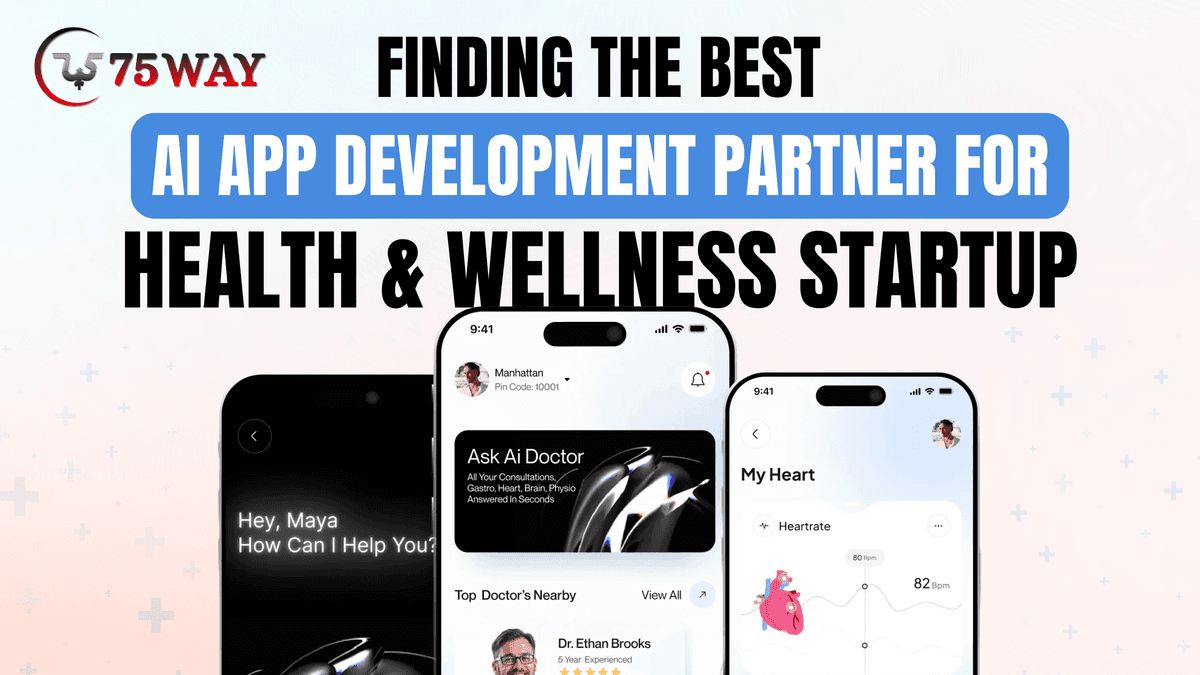 Finding The Best AI App Development Partner for Health & Wellness Startup