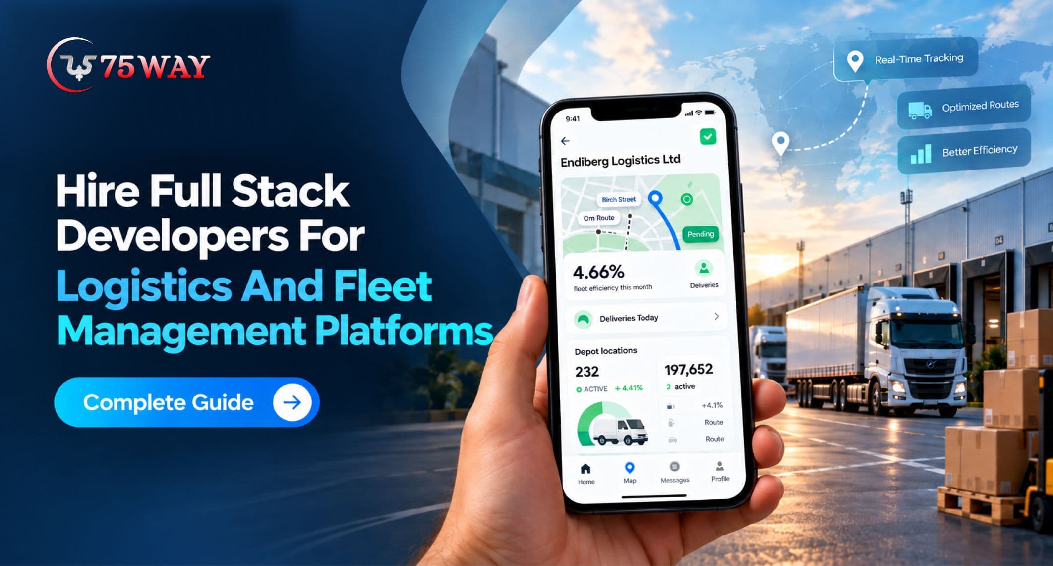 Hire Full Stack Developers For Logistics And Fleet Management Platforms